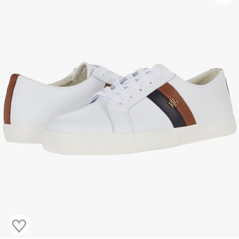 NEW Lauren Ralph Lauren
Janson II Action Leather Sneakers